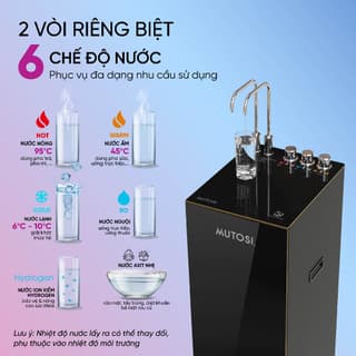 Máy Lọc Nước SIÊU TIẾT KIỆM ĐIỆN CÔNG NGHỆ NÓNG TƯƠI - HOT X. Điện Giải Ion Kiềm Hydrogen MUTOSI MP-P88N