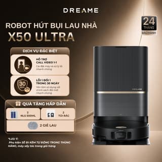 [Livestream] Robot Hút Bụi Lau Nhà Dreame X50 Ultra | Cơ Chế Leo Bậc Linh Hoạt 60mm | Tự Động Đổ Rác